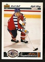 St Louis Blues Brett Hull All Star 1991 Upper Deck Hockey Card # 622 - £0.40 GBP