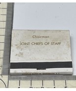 Matchbook Cover  Chairman  Joint Chiefs Of Staff   gmg  Unstruck  Foxing - €12,83 EUR