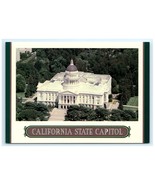 California State Capitol Aerial View Green Trees Sacramento CA Postcard - $7.00