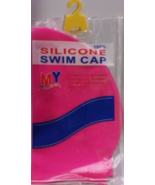 Men&#39;s Flexible Silicone Swimming Cap Or Hat One Size fit all Color Hot Pink - $110.42 MXN