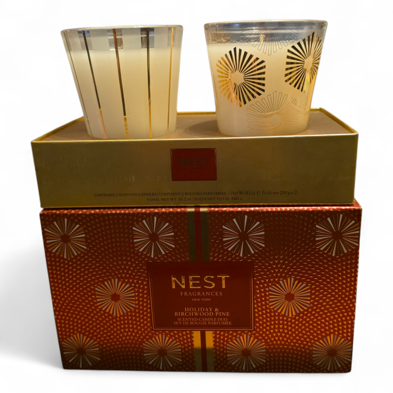 Nest Fragrance Holiday &amp; Birchwood Pine Classic Scented Candle Duo 8.1 O... - $70.00