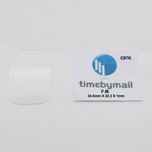 For FRANCK MULLER Watch 34.5mm X 22.3mm X 0.9mm Glass Crystal Spare Part... - $37.30