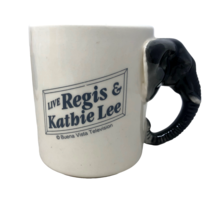 VTG Live Regis &amp; Kathie Lee Elephant Handle Mug USA Buena Vista Television - $98.99