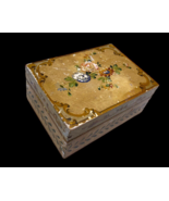 Vintage Mini Trinket Box Handpainted French English European Country Dec... - $27.80