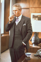 The Thomas Crown Affair Steve McQueen in suit in office 18x24 Poster - $23.99