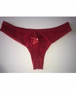 Verdissima High Seductioni Brazilian Mesh Tanga Panty RED Size Large NWT - $149.97 MXN