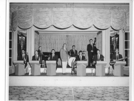 Vintage Original 8x10 Photo Jazz Big Band on Stage - $9.99