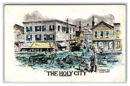 Comic The Holy City is Filled With Potholes DB Postcard W2 - £3.19 GBP