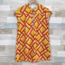 Tracy Feith x Target Hooded Linen Pullover Dress Yellow Orange Womens Medium - £13.48 GBP