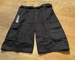 Regal Wear Wide Leg Black Size 38 Belted Cargo Pocket Shorts NWT Men&#39;s - $19.80
