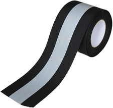 Sew On Silver Reflective Tape For Chothing Safety Fabric Webbing Trim St... - £11.65 GBP