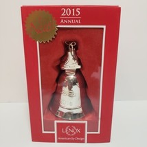 Lenox 2015 Annual Musical Bell  &quot;Ice Skates&quot; Plays We Wish You A Merry C... - $39.59