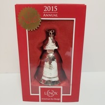 Lenox 2015 Annual Musical Bell  &quot;Ice Skates&quot; Plays We Wish You A Merry C... - £31.64 GBP