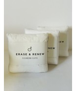 Pestle &amp; Mortar ERASE &amp; RENEW Cleansing Face Cloths Pack of 3 - £14.66 GBP