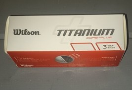 Wilson Titanium Core Plus Golf Balls Box Of 3 - $6.99