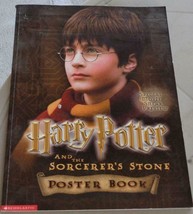 Harry Potter And The Sorcerer&#39;s Stone Poster Book - Vgc Great Collectible Book - £7.76 GBP