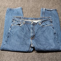Levis 505 Jeans Men 40x29 Blue Straight Leg Regular Fit High Rise Casual... - $15.23