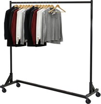 Simple Houseware Commercial Z Base Garment Rack, Black - £90.18 GBP