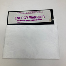 Commodore 64/128: ENERGY WARRIOR - C64 Original disk game - $9.49