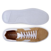 Belvedere Sneaker Suede Leather Olivier Tan/White Shoes image 6