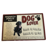 Dog Lover Magnetic Poetry Kit Refrigerator Poet Pet Humor Family Fun - £6.28 GBP