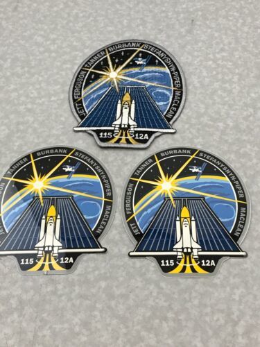 Nasa STS-115 Atlantis Space Shuttle Memorabilia Lot Of 3 Sticker Patch KG - $14.84