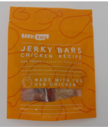 BARK BOX Dog Treats Bag Chicken Recipe JERKY BARS 3 oz - £9.51 GBP
