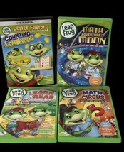 Lot of 4 Leap Frog DVDs Children&#39;s Early Educational Videos Reading Math Skills - £15.87 GBP