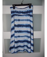 Lularoe Azure A-Line Skirt Blue Tie-Dye Size S Women&#39;s - $385.75 MXN