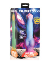 Creature Cocks Space Cock Silicone Alien Dildo - Glow In The Dark - £38.46 GBP