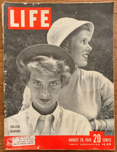 Life Magazine August 29, 1949 - College Fashions - Margaret Mitchell - Monkey - £7.83 GBP