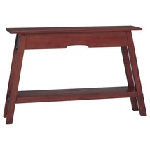 Console Table Brown 110x30x75 cm Solid Wood Mahogany - £84.31 GBP