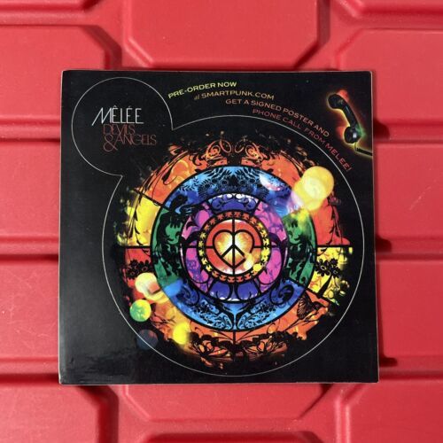 Melee Devils And Angels Promotional Album Release Sticker Original 4.5x4.5 - $4.49