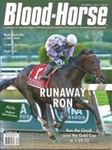 2013 - October 5th Issue of  Blood Horse Magazine - RON THE GREEK on the cover - £14.26 GBP