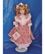 PORCELAIN DOLL AMY OF LITTLE WOMEN PARADISE GALLERIES 1992 COA SIGNED AN... - $83.37 CAD