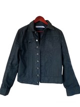 J.Lindeberg  black denim jacket, M - £58.66 GBP