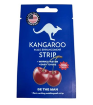 BE THE MAN CHERRY MALE ENHANCEMENT STRIPS COUNT OF 5 SUBLINGUAL - $752.30 MXN