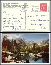 1955 US Postcard - Boulder, Colorado to Grand Rapids, Michigan T3 - £2.32 GBP