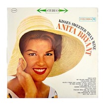 Anita Bryant Kisses Sweeter Than Wine Vinyl Record 1961 33 12&quot; Album VRE7 - £15.70 GBP