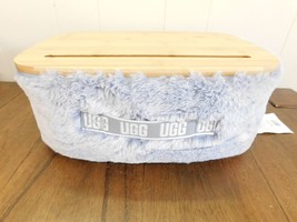 UGG Australia Polar Soft Fur Blue Laptop Lap Desk Comfort ECO Standard - $24.74