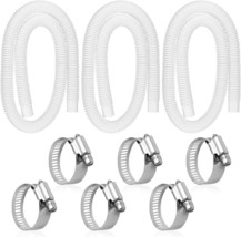 1.25&quot; x 59&quot; Pool Hoses Replacement for Above Ground Pools 3 Pack 1 1 4&quot; ... - £38.80 GBP