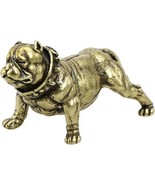 Dog Figurine Bronze Small Dog Ornament Solid Copper Statue Figurines Antiq - £39.91 GBP