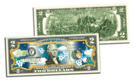 TOOTH FAIRY Good Luck Gift Dentist OFFICIAL Genuine Legal Tender US $2 Bill - $16.67 CAD