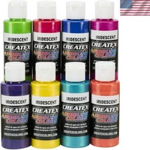 Vivid Iridescent Airbrush Paint Set - 8 Colors, Non-Toxic, 2 Fl Oz Bottles - $71.99