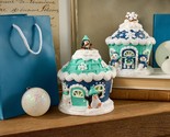 Set of 2 Winter Illuminated Gingerbread Cupcake Houses by Valerie in - $193.99