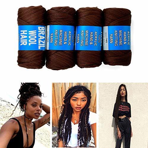 Brazilian Wool Acrylic Yarn Hair Braidings for Hair Jumbo Braids Senegalese Twis