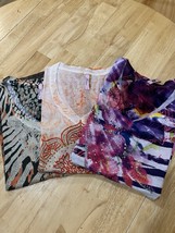 Lot Of 3 Large Women’s Kiara Rhinestone Tops - $19.79