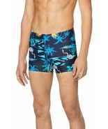 Speedo 7730210 Square Leg Swim Trunk Tie Dye Ibiza Blue ( S ) - £66.58 GBP