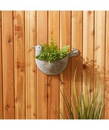 BIRD GALVANIZED WALL PLANTER - €29,96 EUR