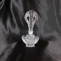 Pressed Glass Perfume Bottle with Tall Stopper # 22406 - £22.82 GBP